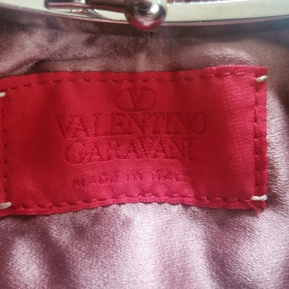 VINTAGE VALENTINO GARAVANI FORMAL VELVET BAG - Picture 4 of 8